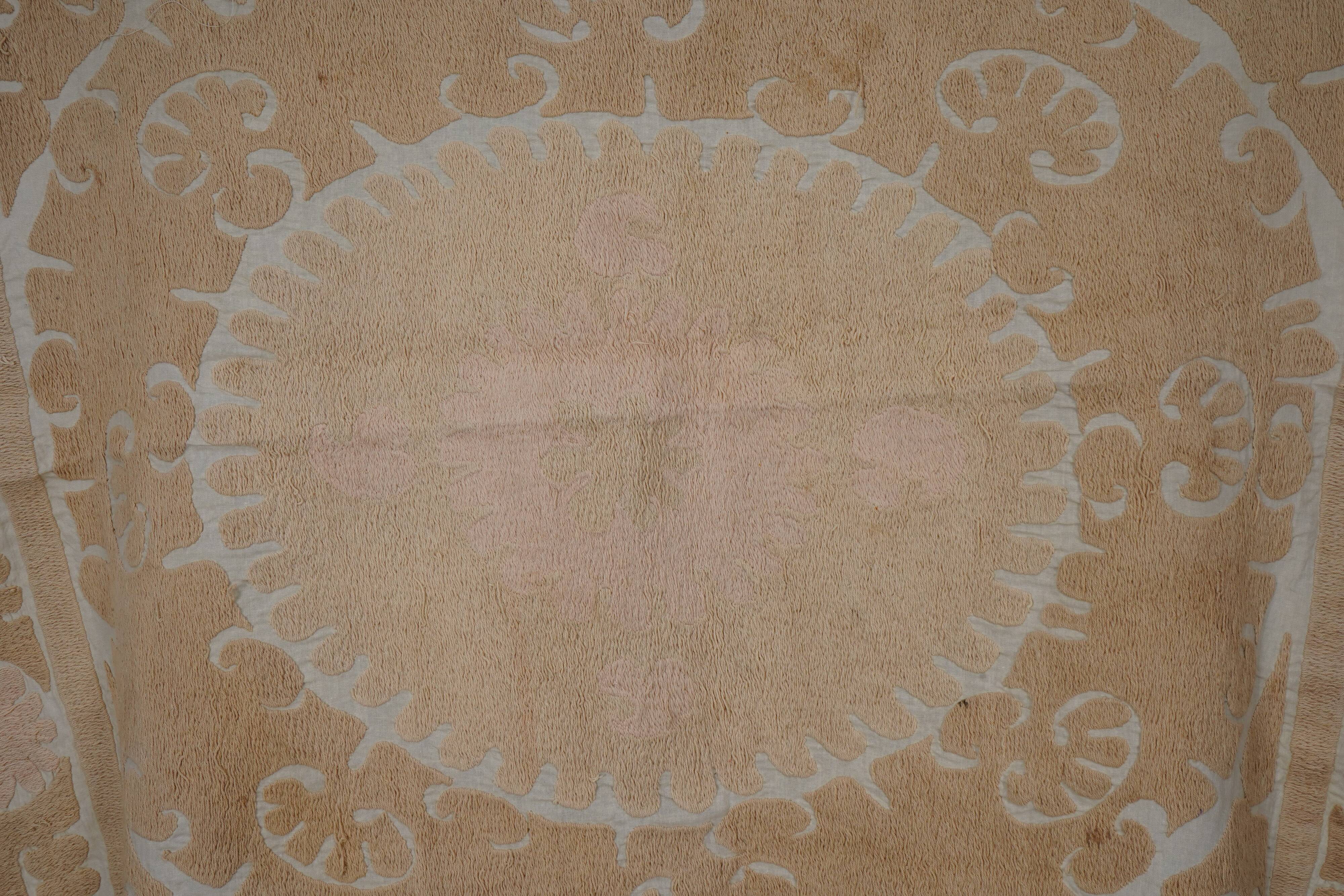 Vintage Turkish hand-knotted rug 132x132 cm