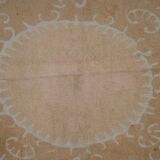 Vintage Turkish hand-knotted rug 132x132 cm