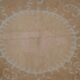 Vintage Turkish hand-knotted rug 132x132 cm