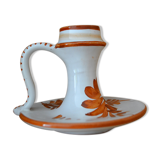 Deruta handle candle holder