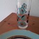 6 vintage water glasses