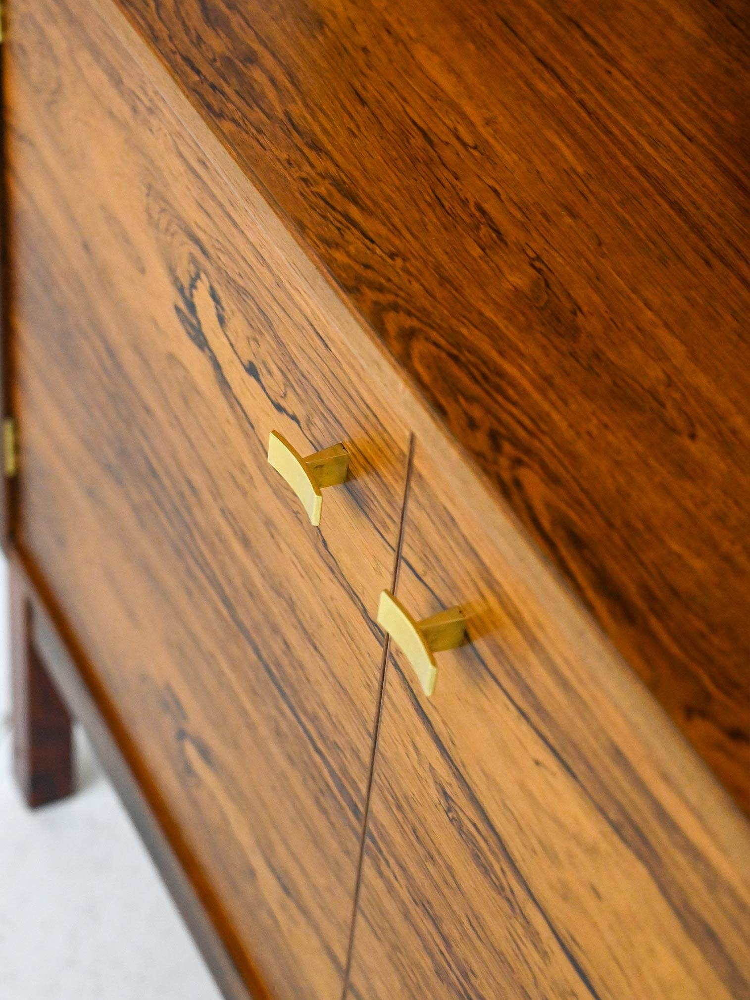 Scandinavian rosewood bookcase