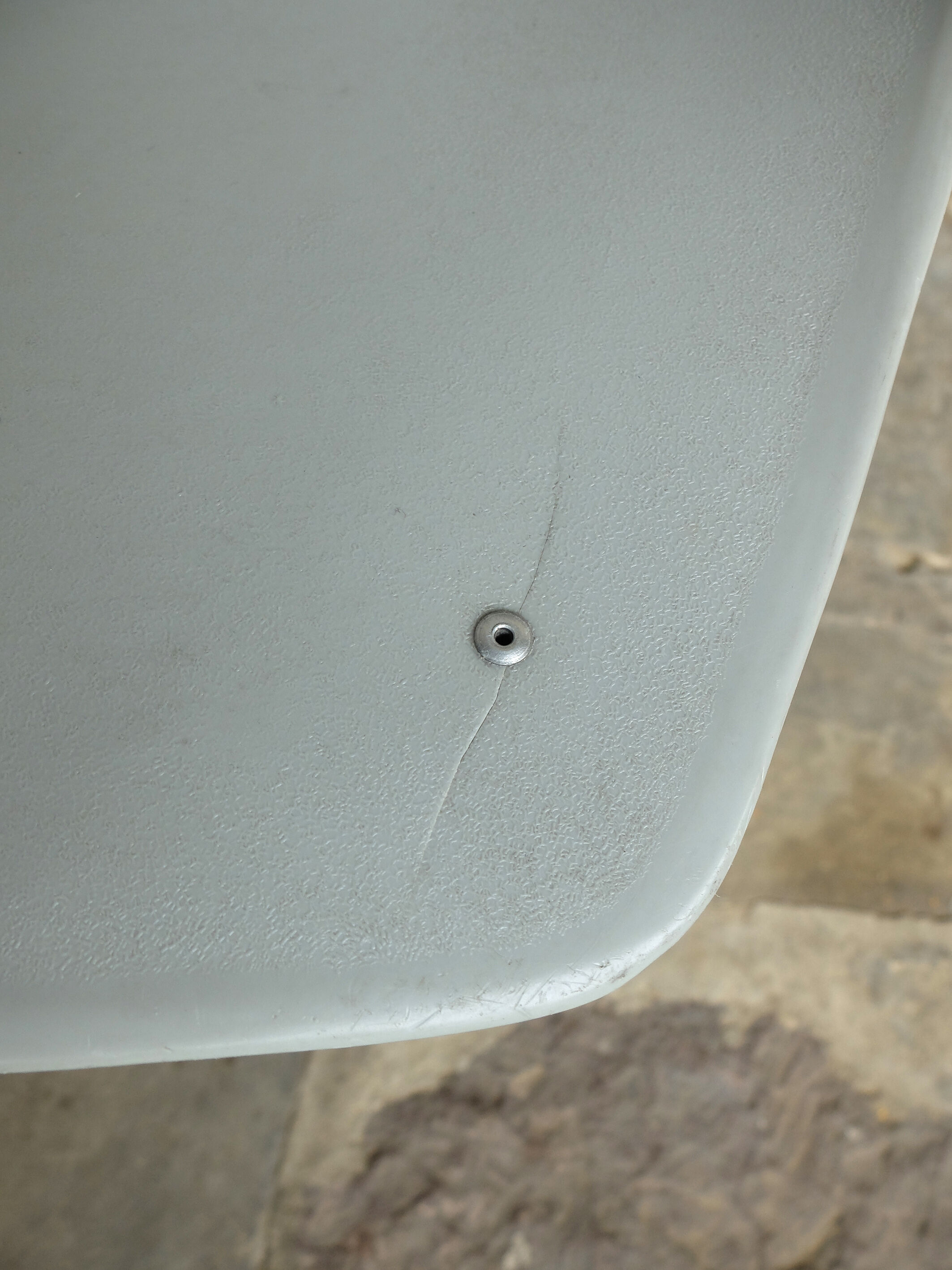 Pierre Guariche grey shell chair for Meurop 1950s-60s