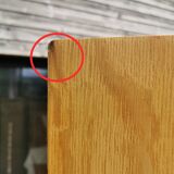 Oak and Rattan wardrobe