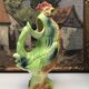 Pichet carafe COQ en barbotine France