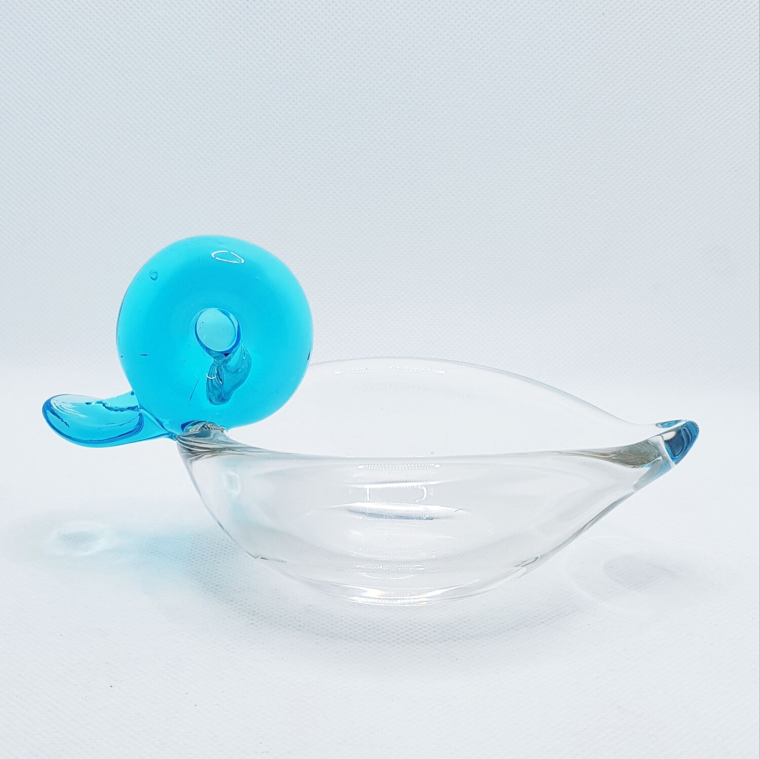 Cendrier canard en verre