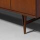 Minimalist sideboard in warm teak by Van Pelt, Belgium 1960s