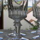 Set of 6 antique glass port glasses or aperitif Mirabeau style