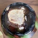 Glazed terracotta covered pot