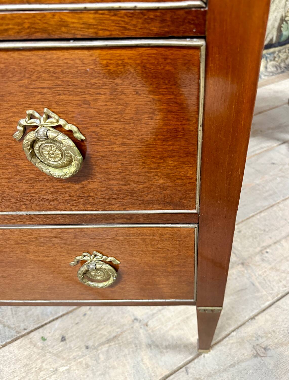 Small Louis XVI Style Mahogany Commode. Napoleon III period