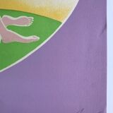 Albert zavaro, le couple, 1975. lithographie originale signée au crayon