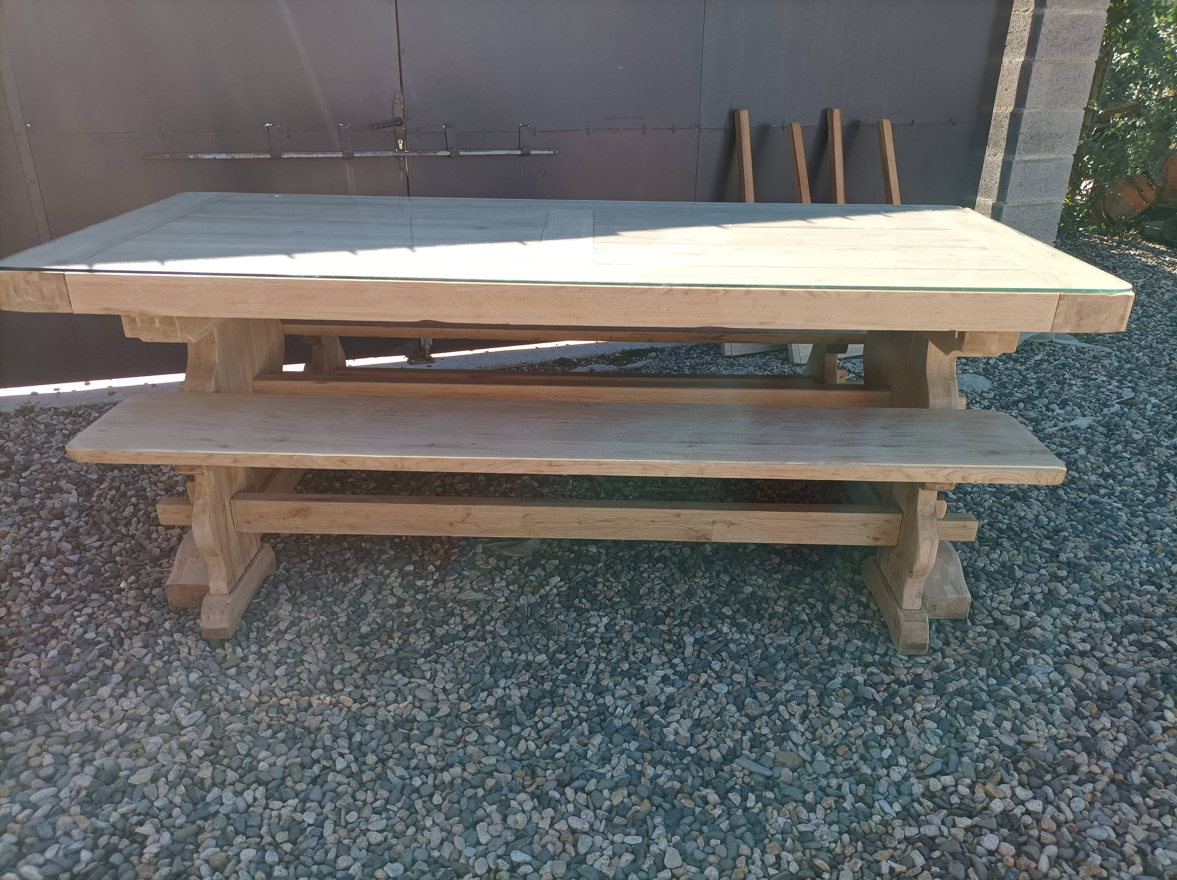 Monastery table with 2 benches