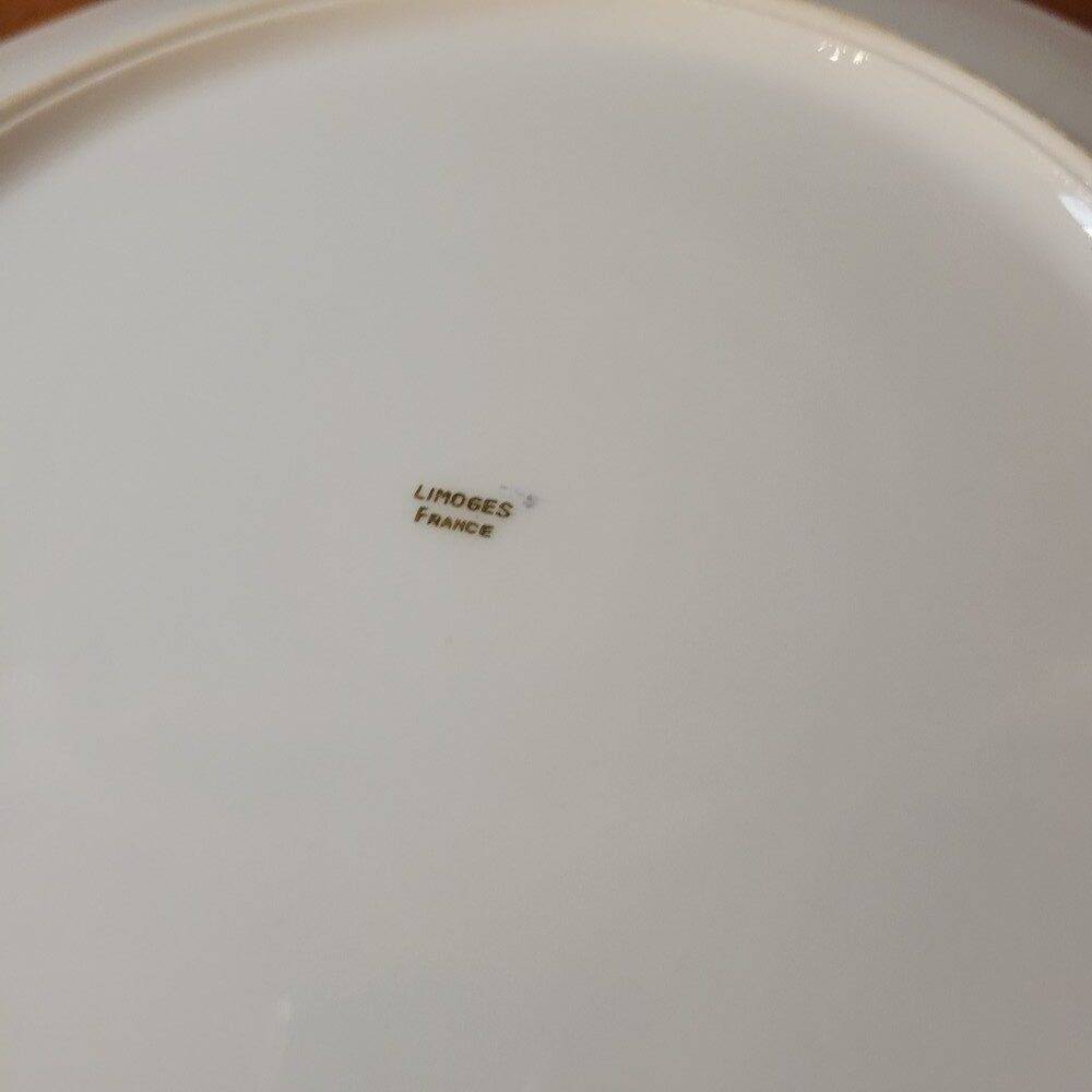 Limoges porcelain dessert service