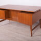 Mid-Century Freestanding Teak Desk, 1960s