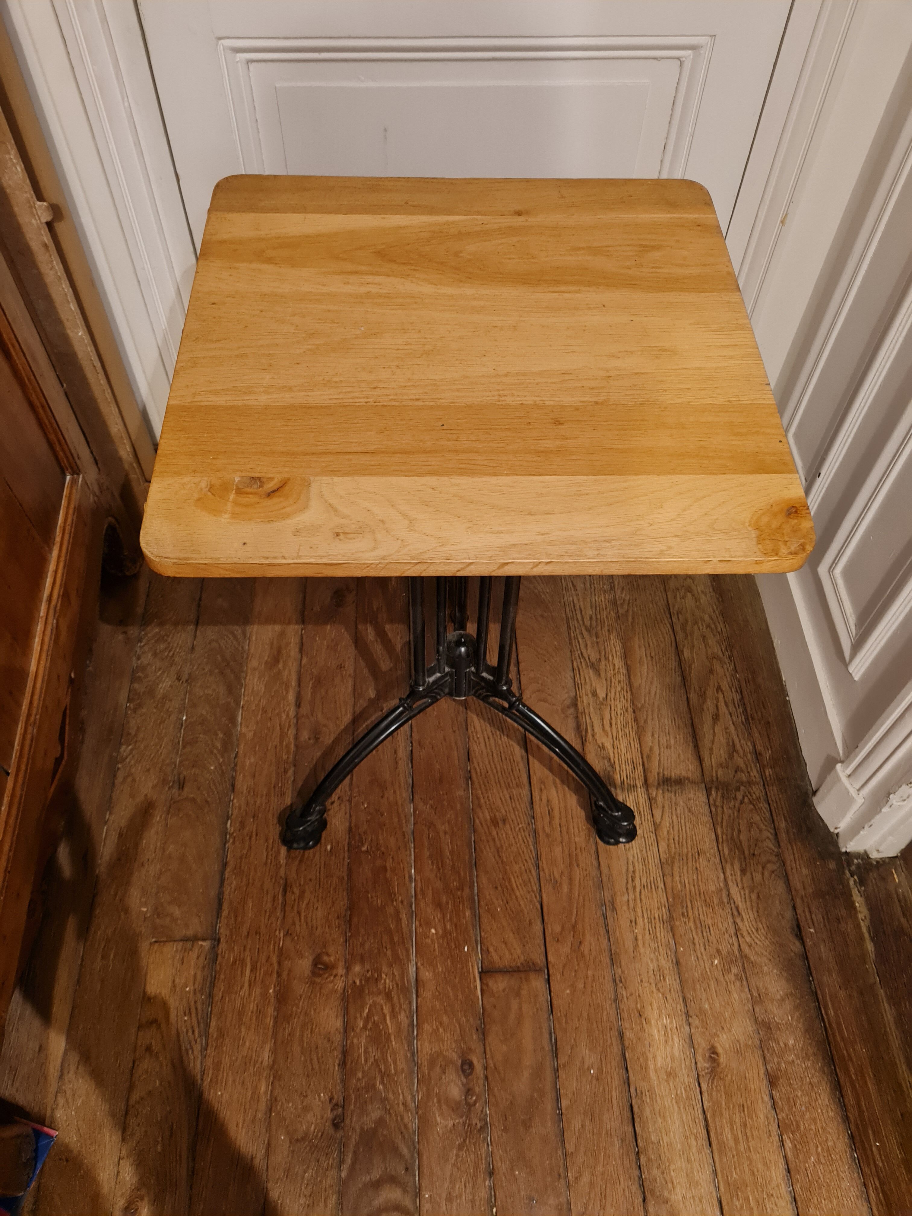 Table bistro solid wood