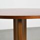 André Sornay round mahogany table, Sornay Furniture 1960