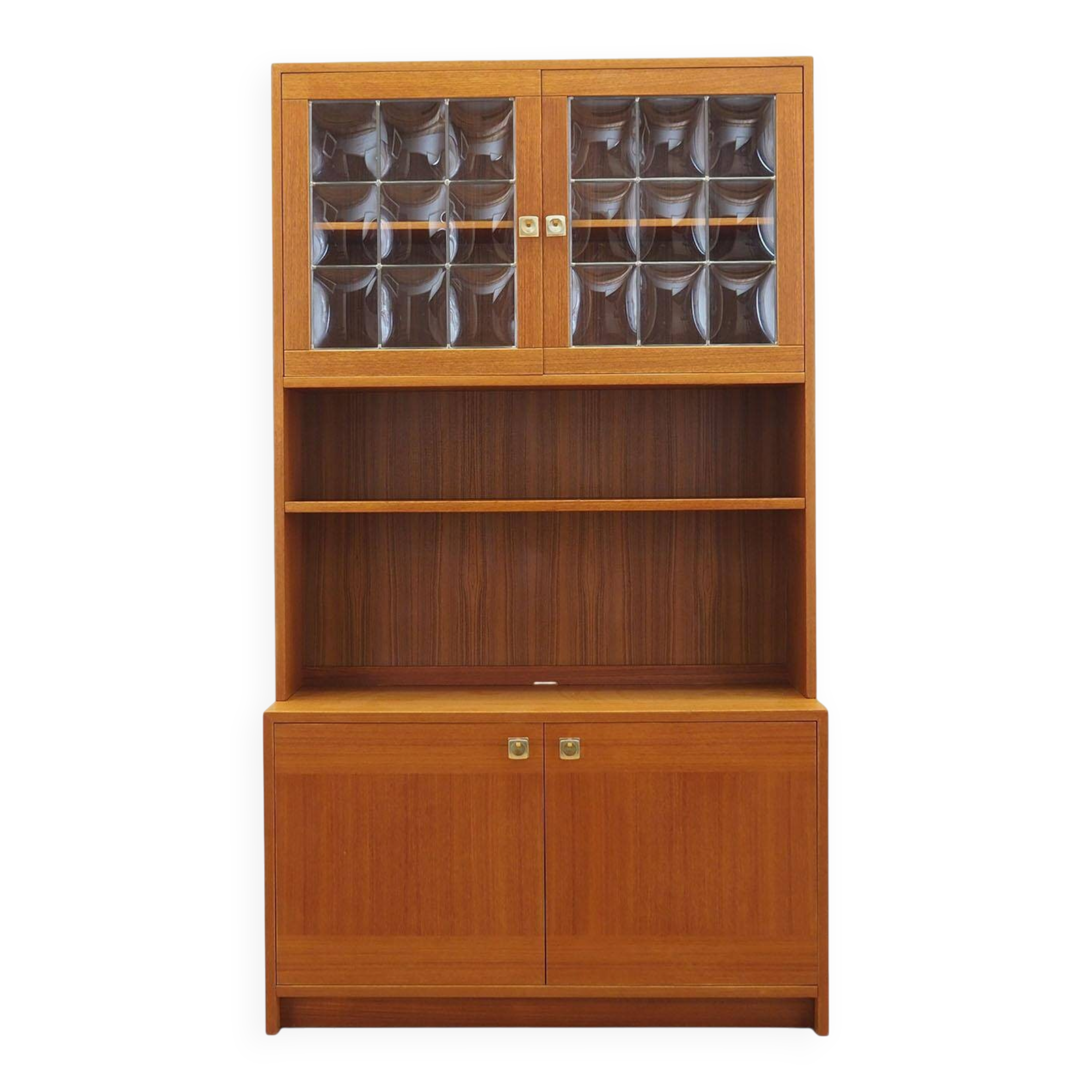 Bibliothèque en teck avec étagères réglables, Danemark, années 1970
