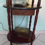 Telephone extra cabinet, wooden, 3 trays, 1 drawer