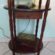 Telephone extra cabinet, wooden, 3 trays, 1 drawer