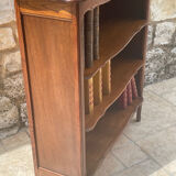 Petite Bibliothèque ou Bibus en Chêne de style Louis XV