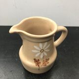 Former pitcher st amand model automne ceramics beige decor vintage flowers