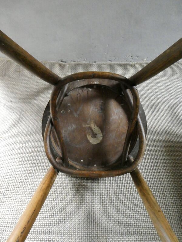 Chaise de bistrot Cambier Belgique 1930 No 14 1/2, à entrelacs