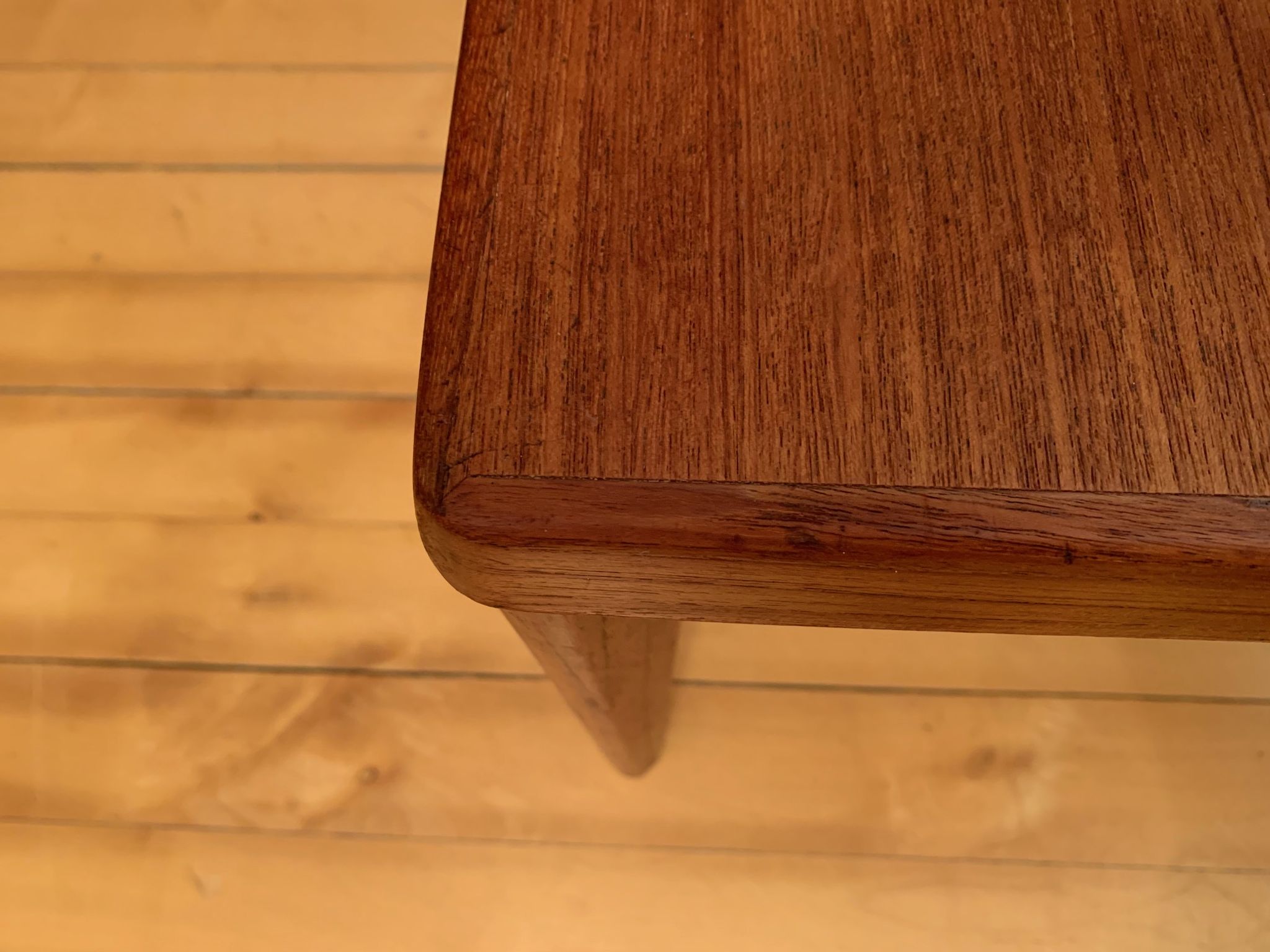 Coffee table by Henning Kjærnulf, Vejle Stole & Møbelfabrik, Denmark, 1960s.