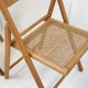 Paire de chaises pliantes vintage italiennes 1970