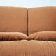 Cassina Portovenere Vico Magistretti wingback peach salmon sofa Maralunga