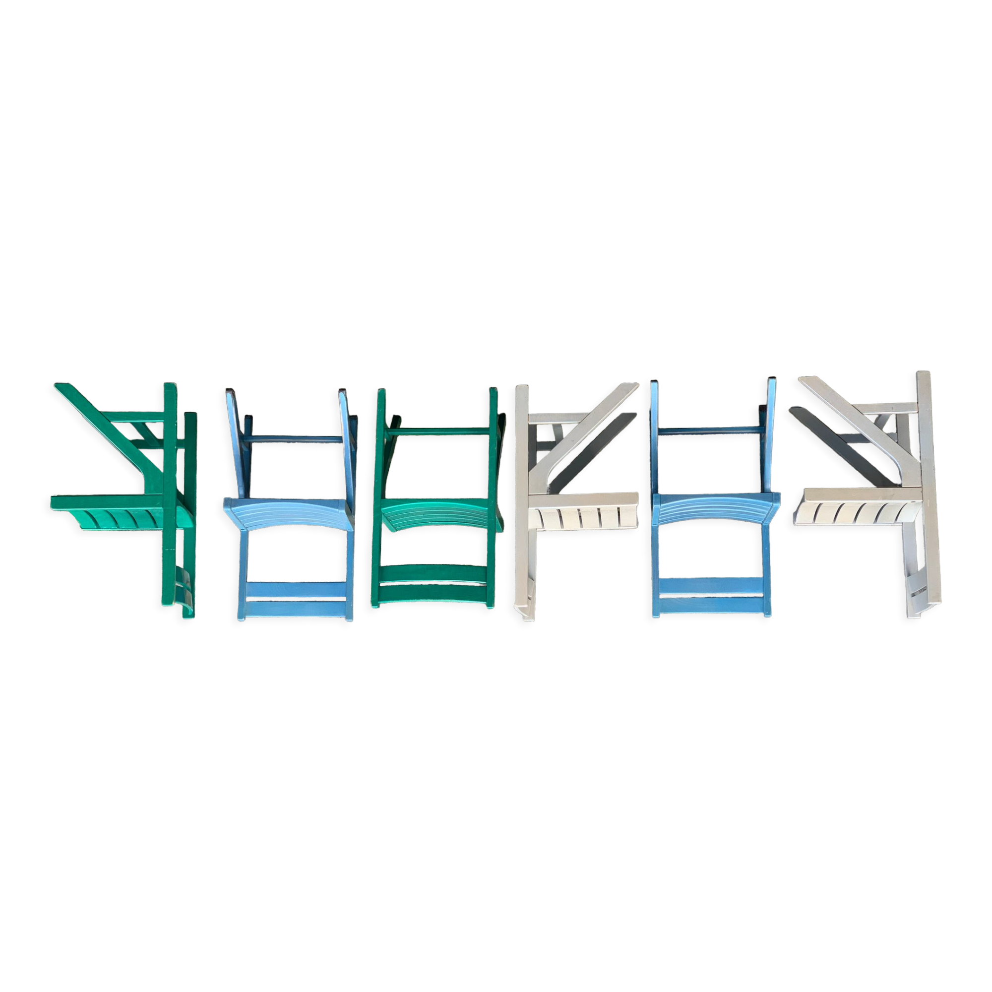 Set of 6 baumann community chairs