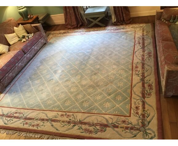 Neoclassical Savonnerie carpet 320x340cm | Selency
