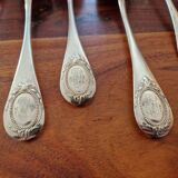 Christofle - Set of 11 Fidélio baguette table spoons in silver-plated metal