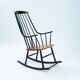 Fauteuil à bascule danois Lena Larsson Grandessa du milieu du siècle, années 1950