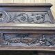 Breton chestnut fireplace mantle of the early twentieth century