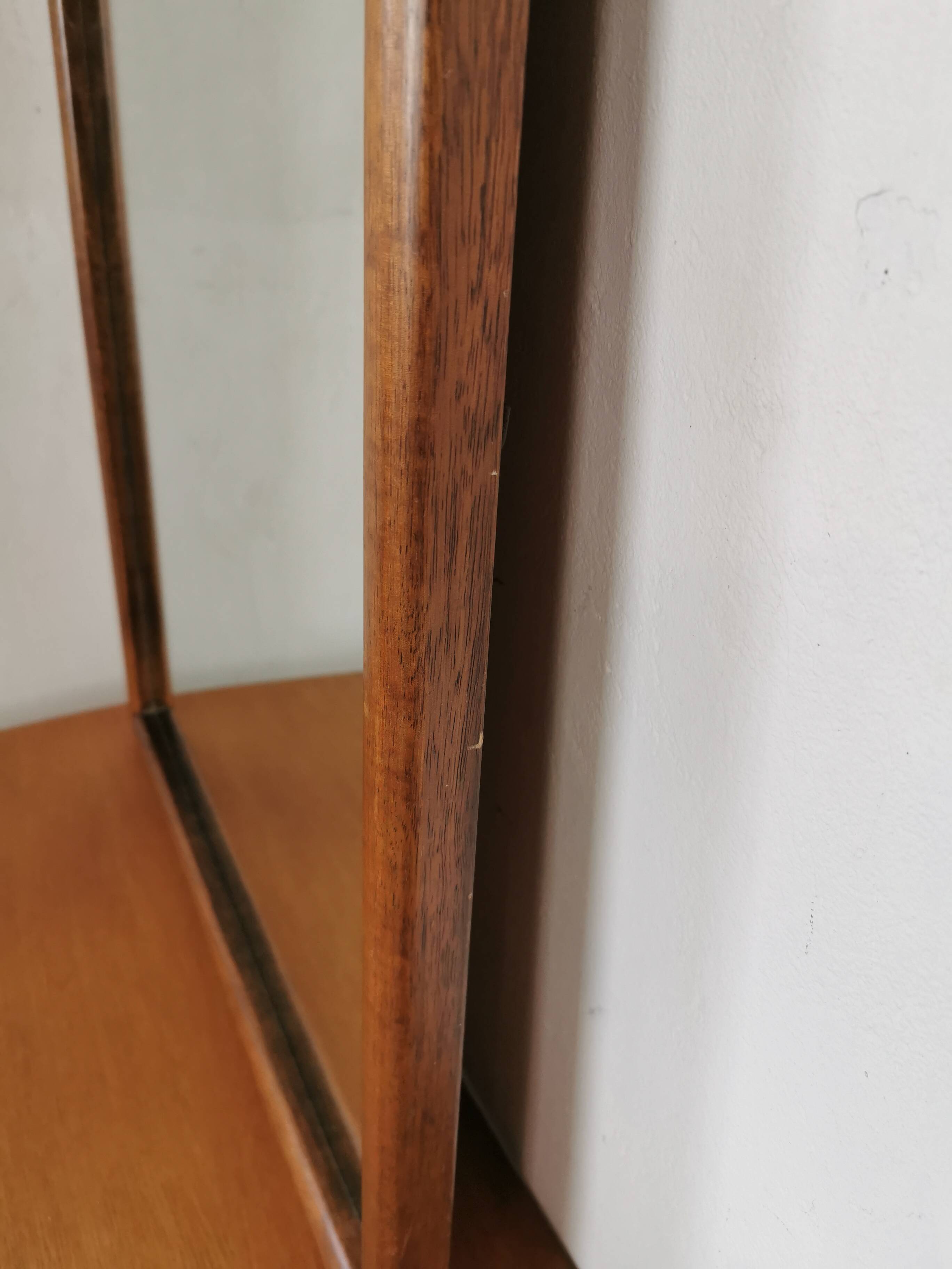 Scandinavian mahogany mirror