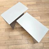 Pair of Slit side tables, Hay