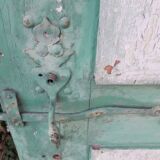 Door H186.5xW75cm with 18th century interior molding