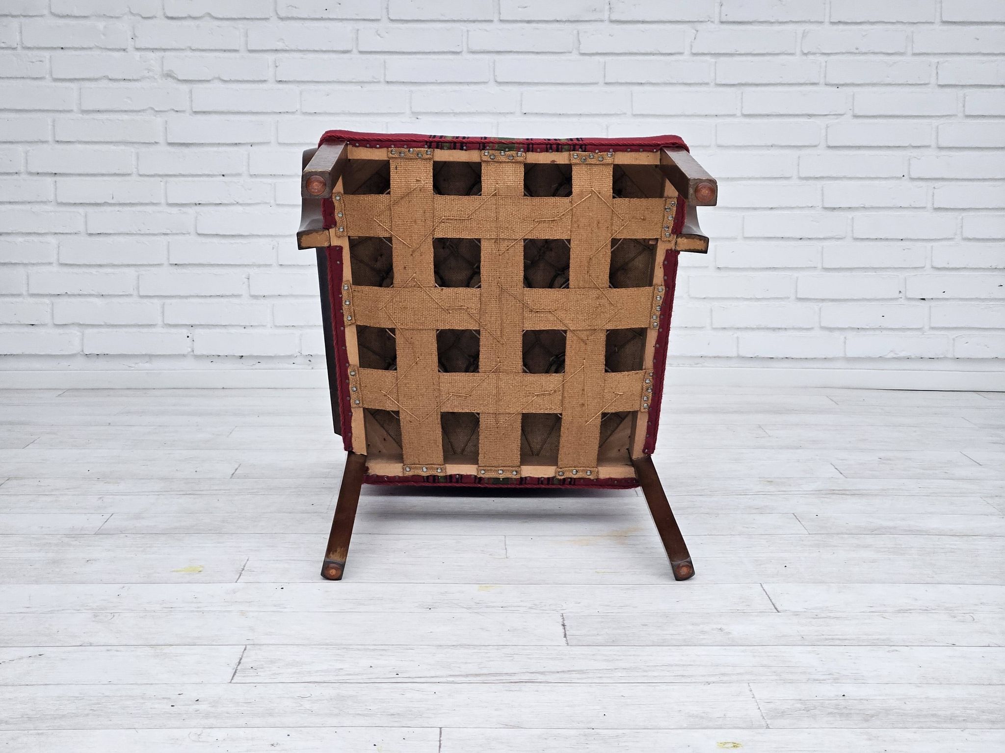 1950s, pair of Danish armchairs