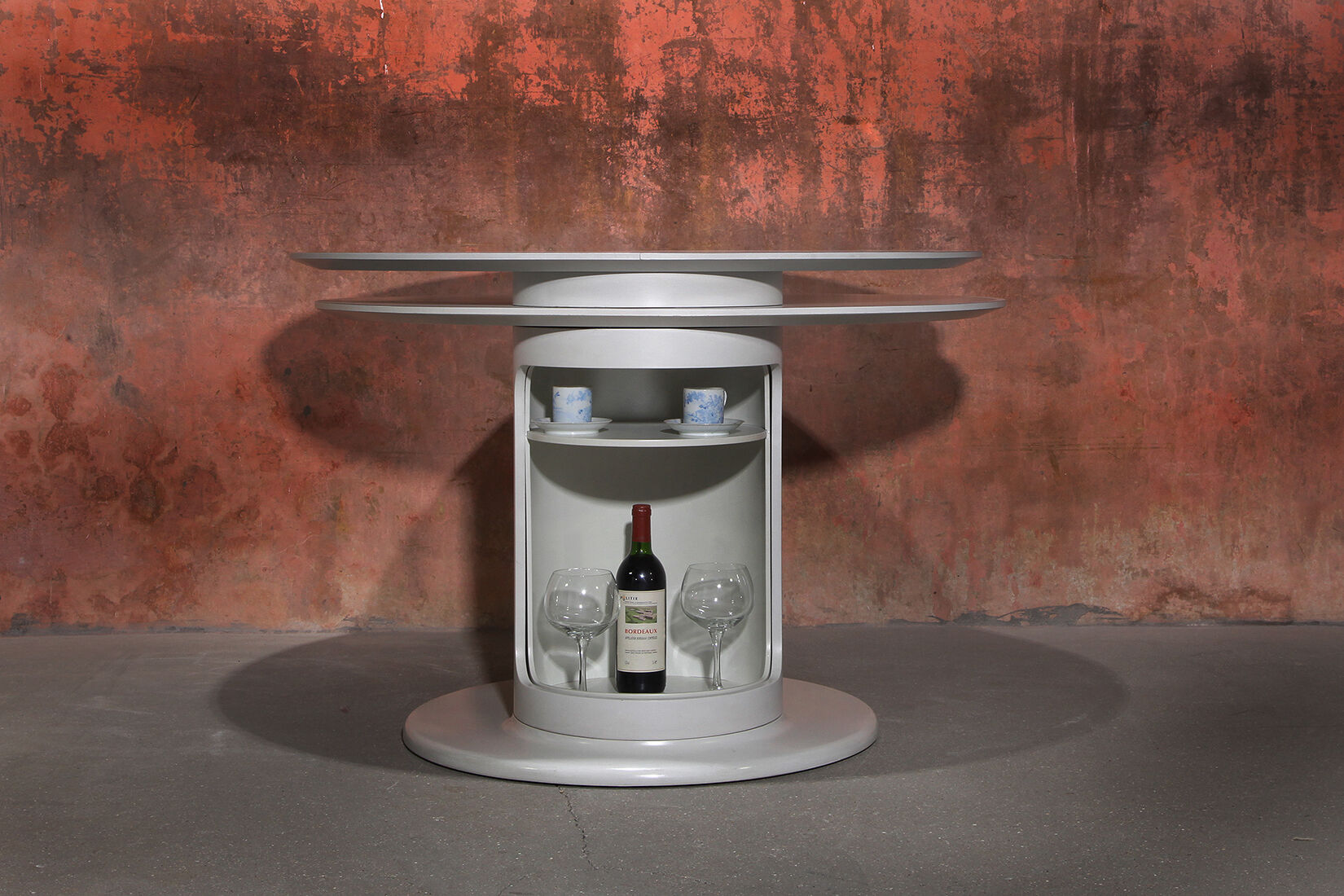 Two Tops Dining Room Table By Erwin Nagel For Rosenthal, 80s