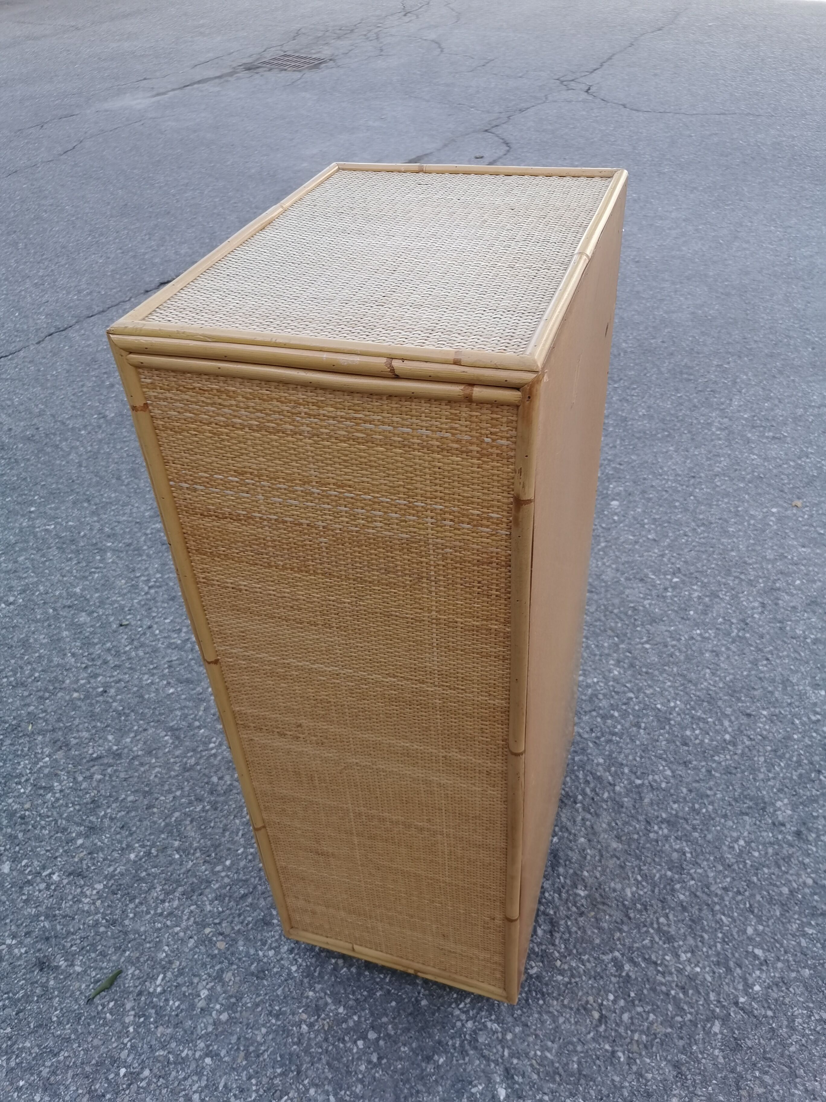 Rattan dresser