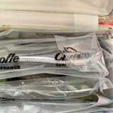 12 Christofle cake forks bead model.