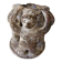 Terracotta Candle Holder Dancing 3 Aztec Characters - Tribal Art