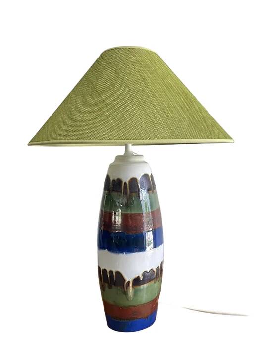 Vincent Cadeaux S.A. ceramic table lamp, France, 1990s