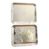 Christofle, 2 rectangular serving trays