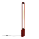 Uno red floor lamp by Gian N. Gigante for Zerbetto, 1980