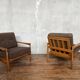 Pair of Scandinavian armchairs designed by Erik Wørtz for Möbel-Ikea, 1960.