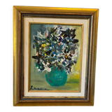 Bouquet of flowers signed Alberto