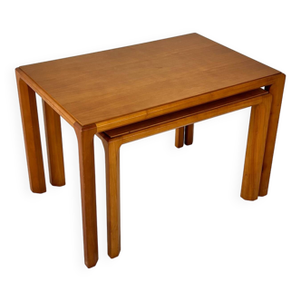 Anthroposophic Sidetables made of Cherry Wood, 1970s