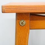1960s Teak Side Table on Wheels, Denmark