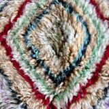 splendid new carpet in Berber wool beni ourain 140x205 cm